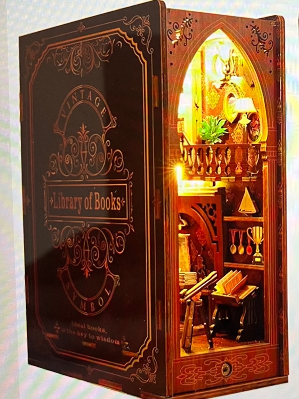 DIY Book Nook Library of Books Kit